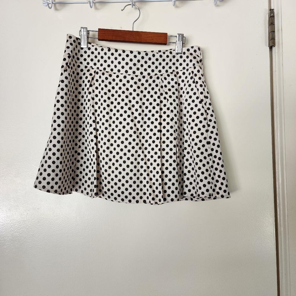 Pleated miniskirt